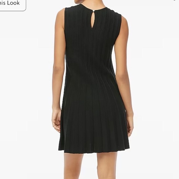 NWT J.CREW FACTORY Sleeveless Sweater-Dress Pleated Cream Medium - Picture 11 of 11